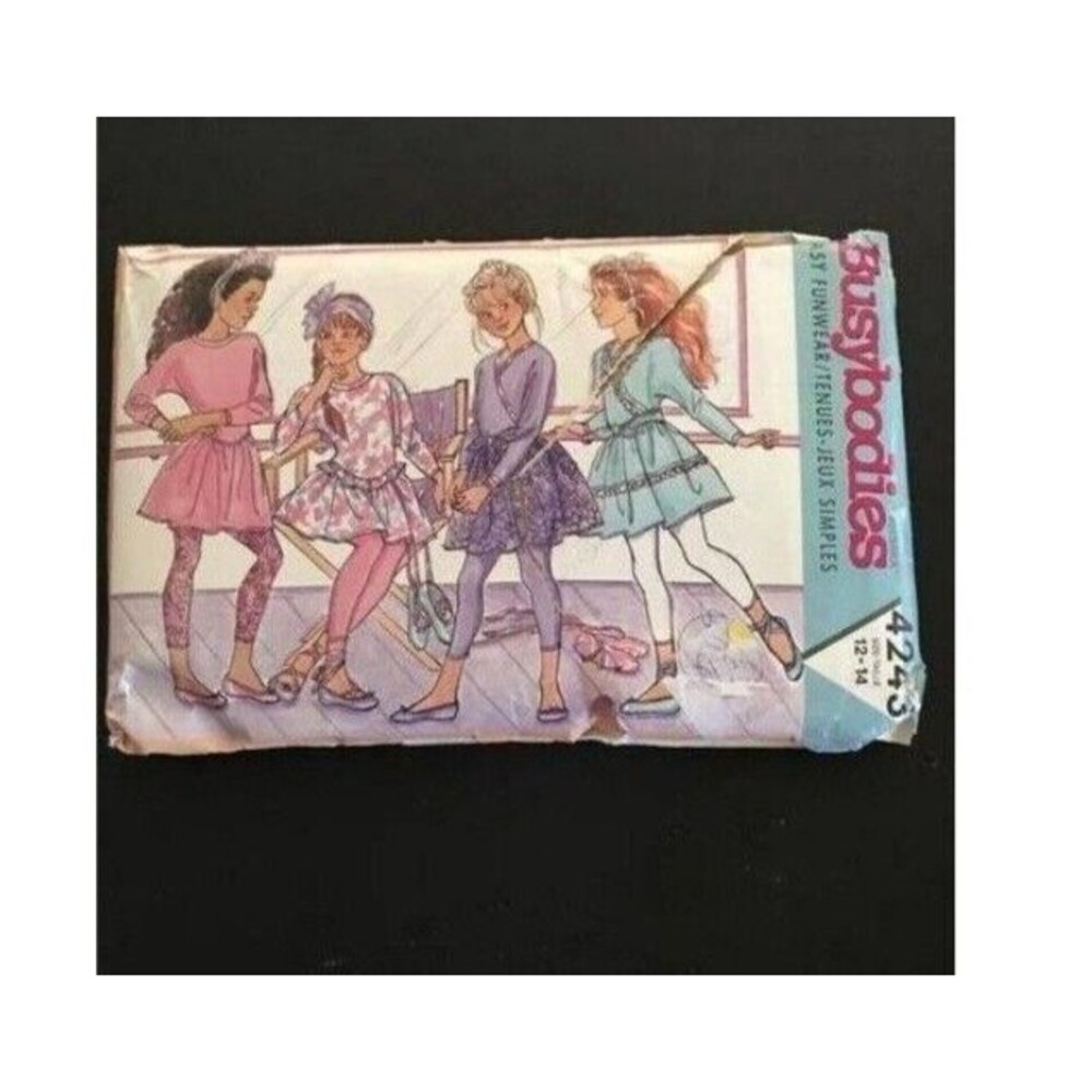 #4243 Butterick Girls dress sewing pattern size 12-14